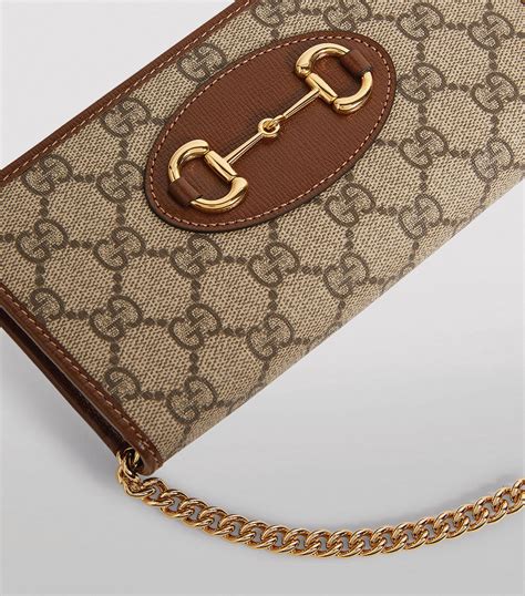 gucci horsebit chain wallet|gucci chain wallet men.